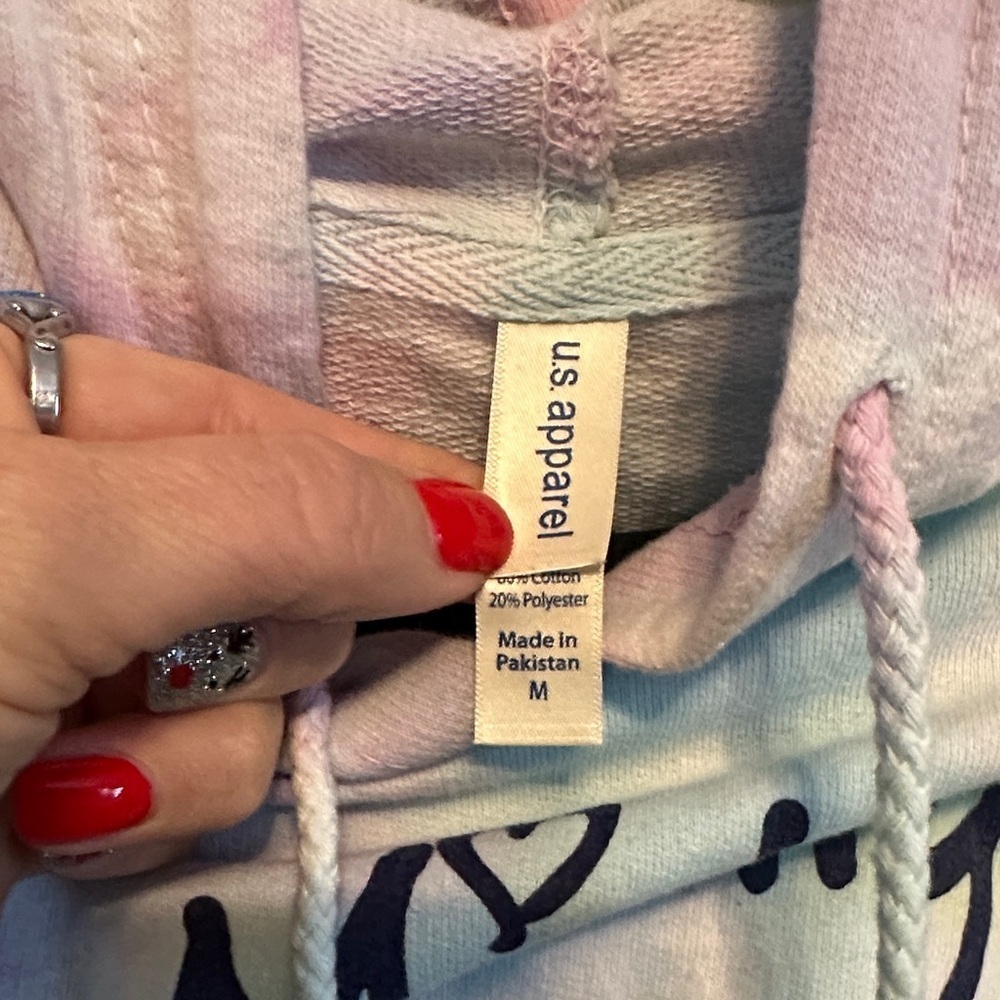 Pastel Tie-Dye Lake Michigan Hoodie - Picture 8 of 9